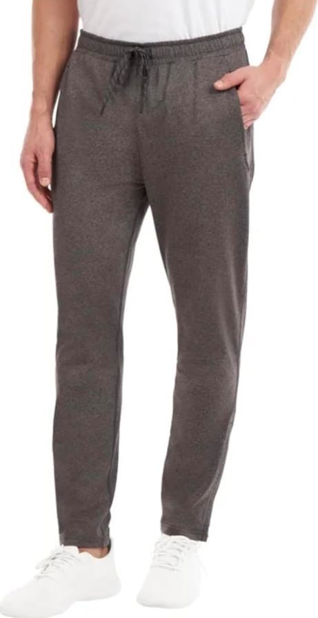 Kirkland Signature Men’s Moisture Wicking Active Jogger Pant, Grey, Small