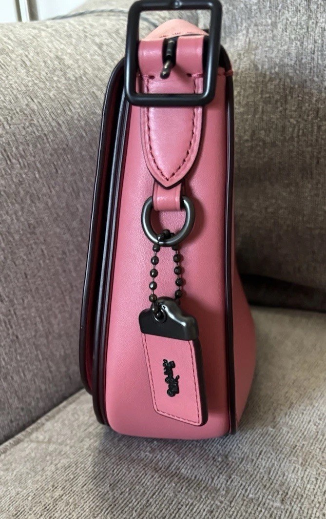 Coach 1941 Saddle Bag 23 Glovetanned Leather Purse 20115 58967 Peony Pink
