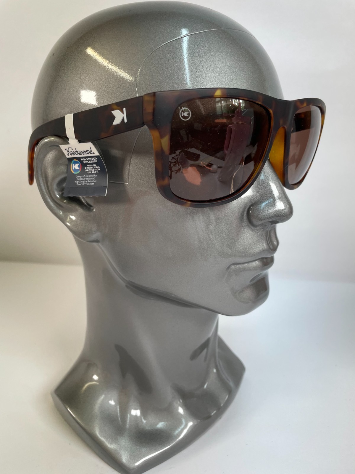 Knockaround Torrey Pines Tortoiseshell Sunglasses Amber Lens