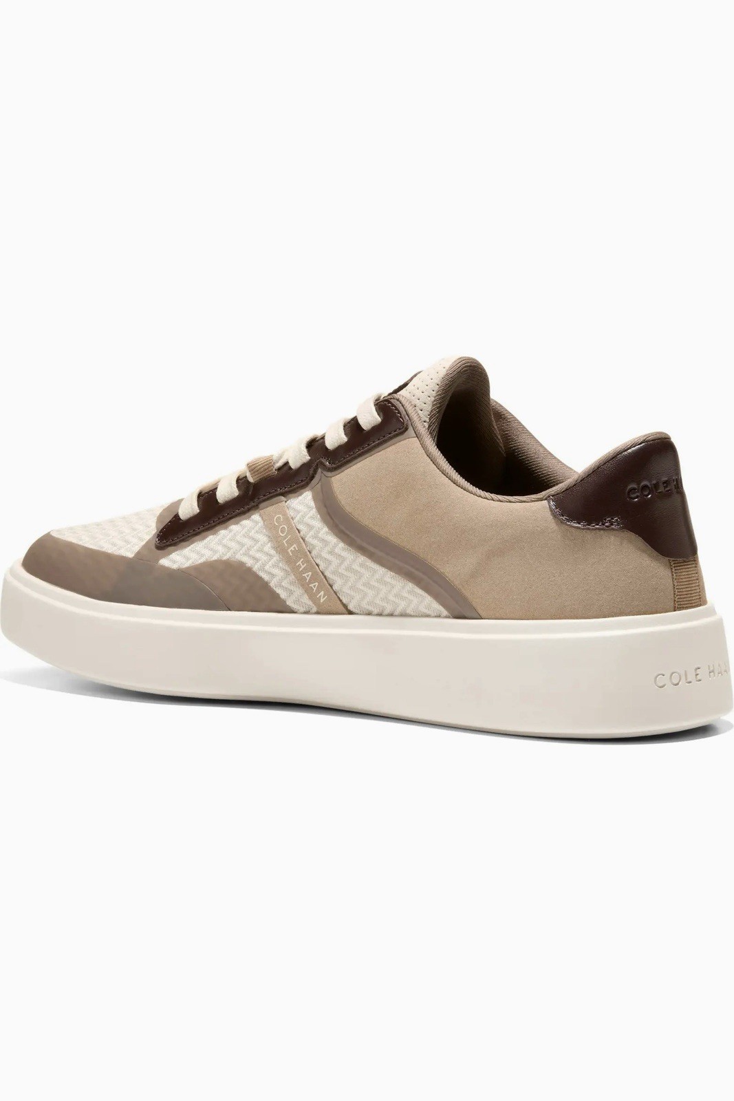 NEW Mens $160 COLE HAAN Grand Crosscourt Winner Sneakers Madeira Latte Ivory 13