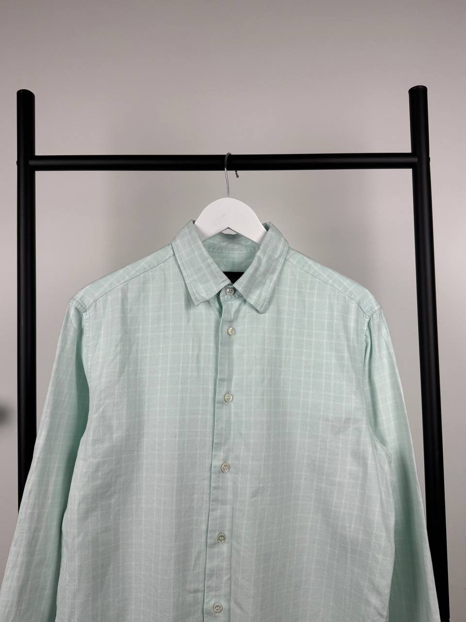 Brioni Cotton Checked Casual Shirt size M
