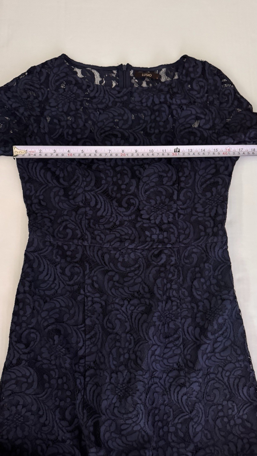 Navy Lace Formal Evening Gown Maxi Dress Mermaid Mother Of Bride Gala Elegant