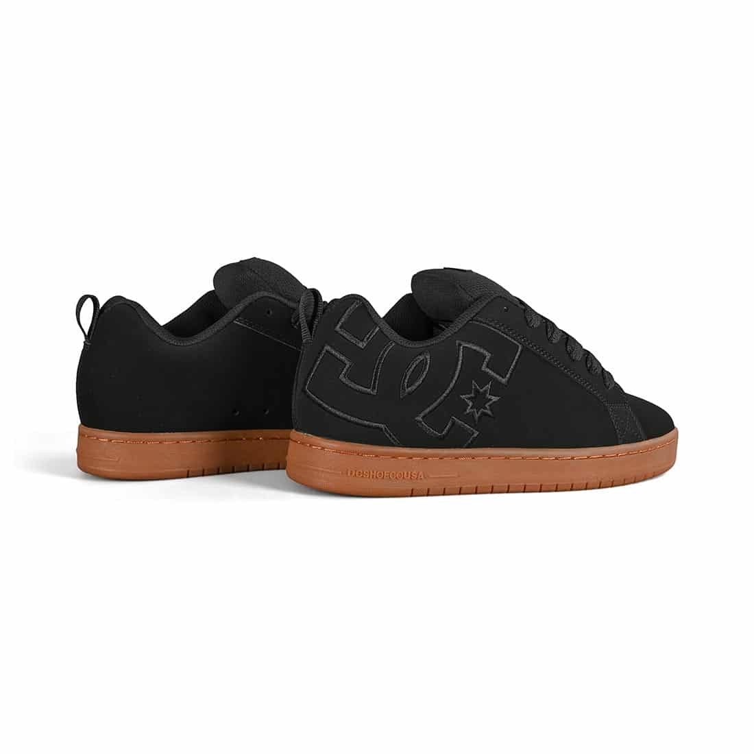 DC Court Graffik Skate Shoes – Black/Gum