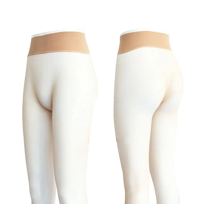 Deep Crotch Seamless Pantyhose Invisible Ultra-Thin 0D Stockings Velvet Tights