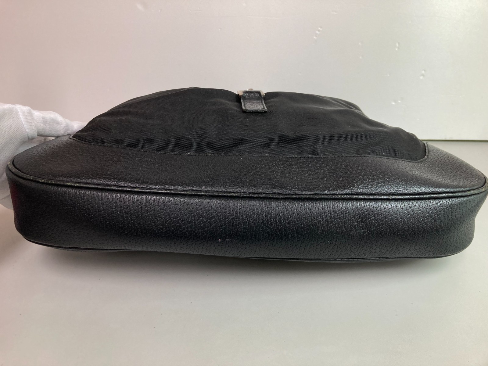 used GUCCI Jackie hobo One Shoulder Bag 001・3306・002053 Black Leather 32325