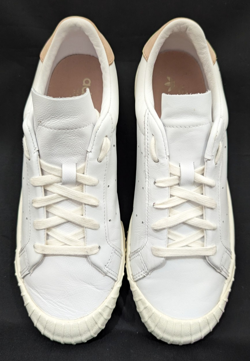 ADIDAS Everyn Triple White Sneakers Genuine Leather CQ2004 Women’s US 7/ 38 2/3*