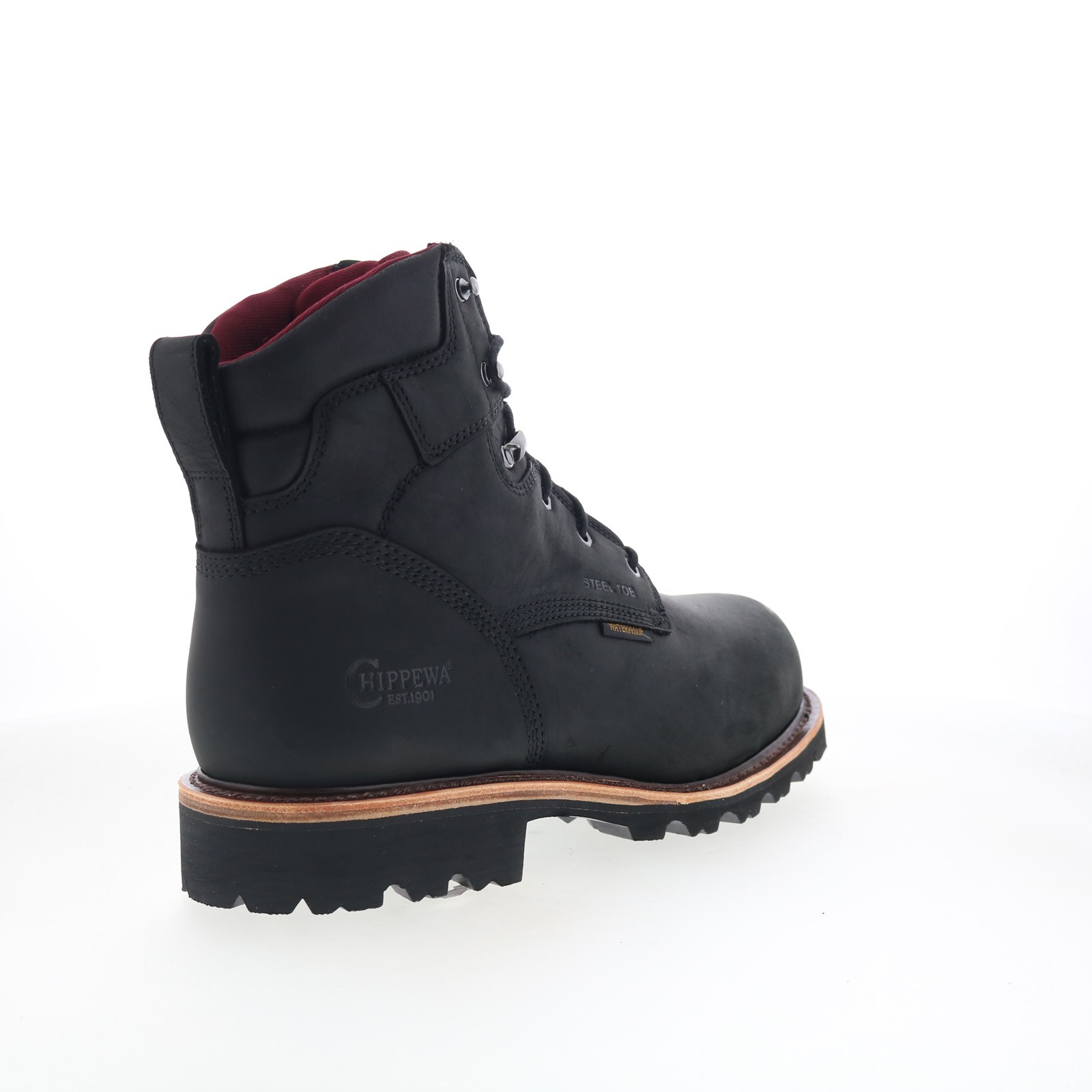 Chippewa Super DNA WP Steel Toe Insulated Mens Black Wide Work Boots