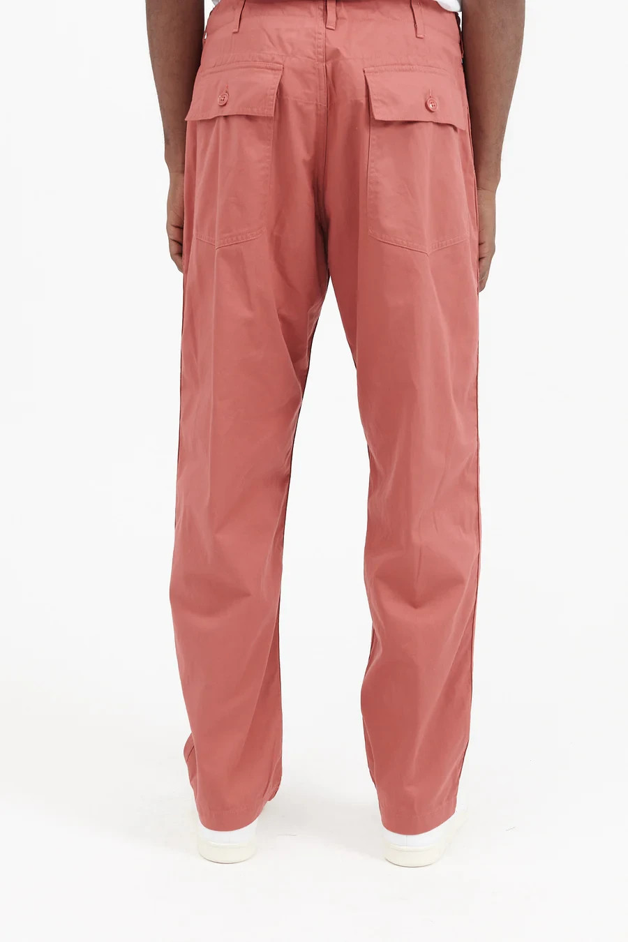 ENGINEERED GARMENTS NEW YORK PINK 6.5OZ FLAT TWILL FATIGUE PANTS MADE IN USA