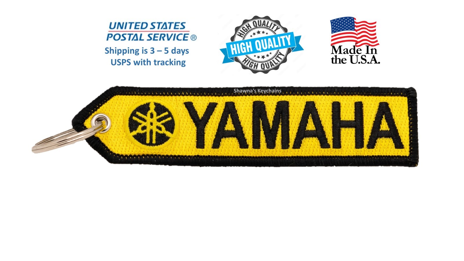 Yamaha Double Sided Biker Keychain Yamaha Lovers Key Holder Motorcycle Key Tag