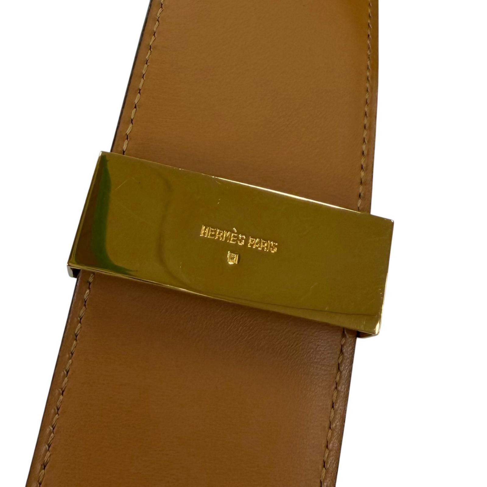 HERMÈS Hermes Collier de Chien Leather Belt – DUTY FREE