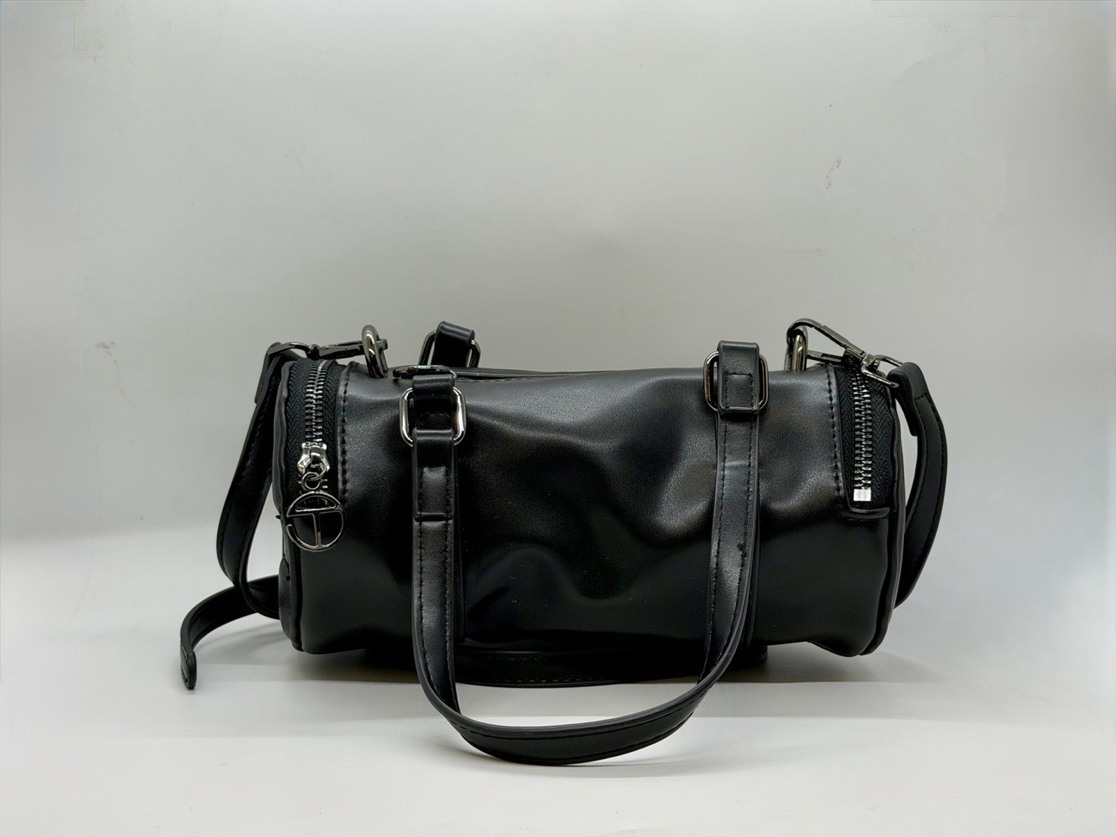 FOR CHARITY Telfar Small Duffle Bag in Black P12 G2U