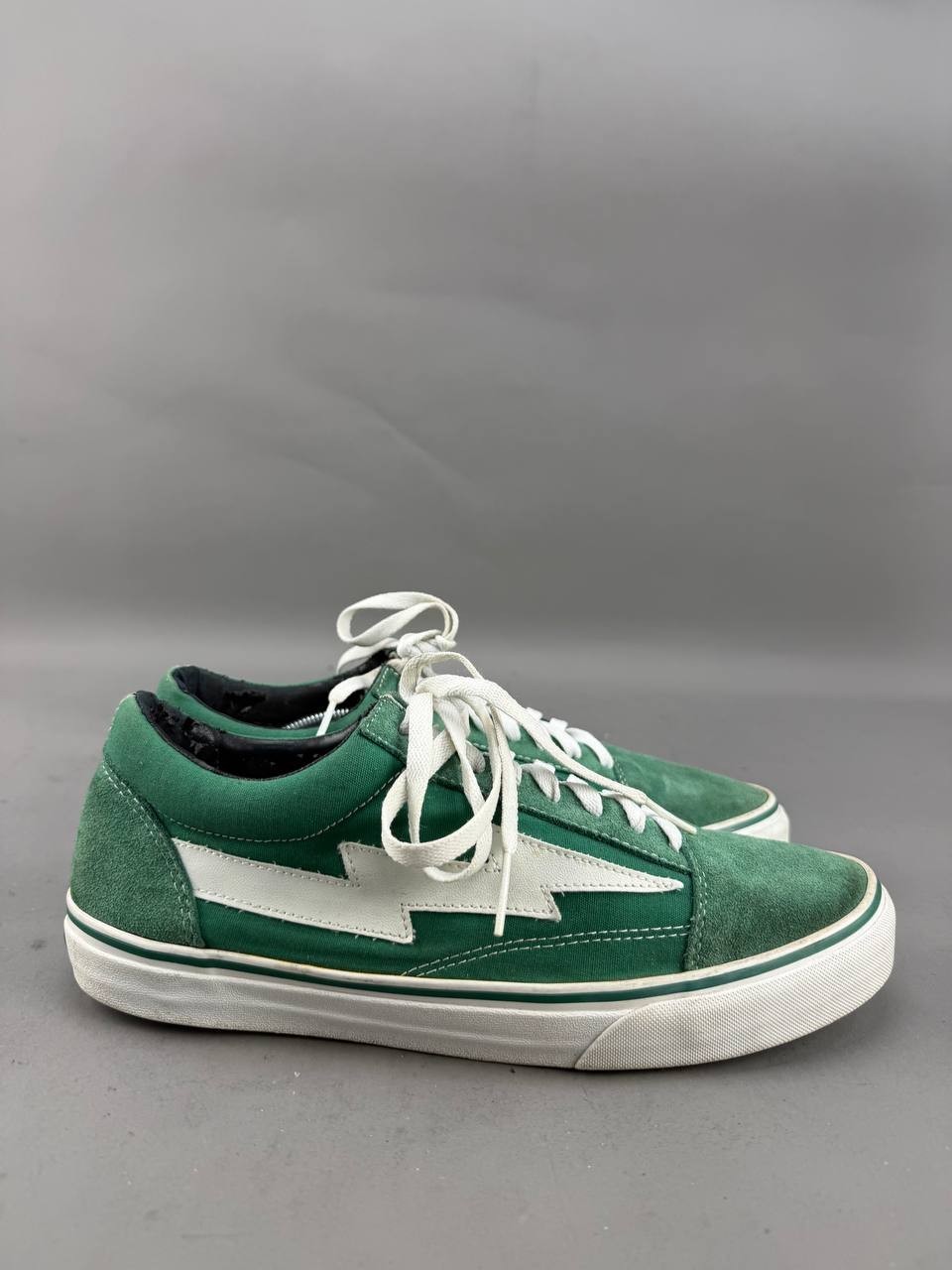 Revenge X Storm Sneakers Green With Lightning Bolt Mens Size 12