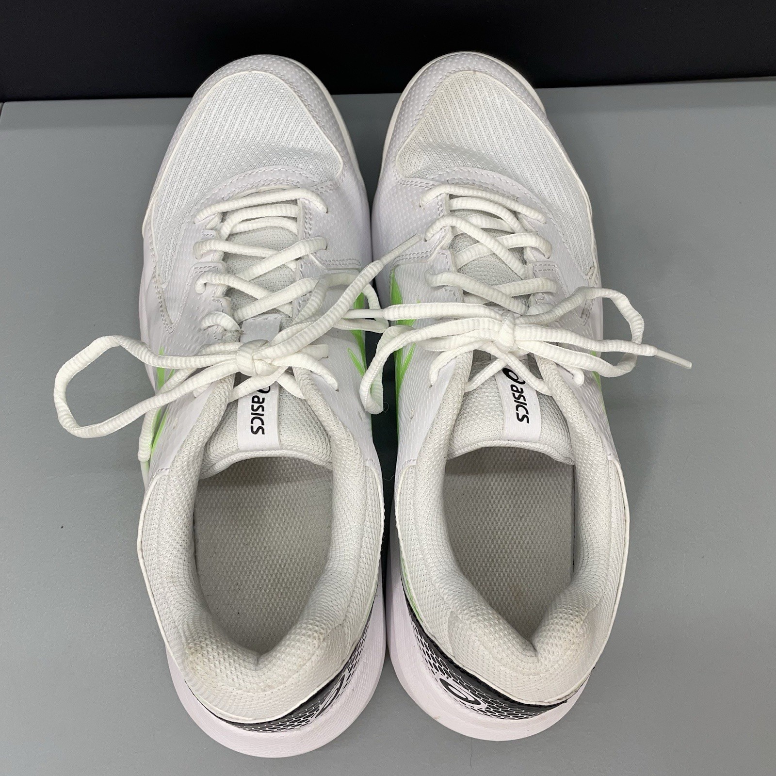 Asics Gel Dedicate 8 Sneakers Shoes Court Tennis Pickleball White Mens 9.5