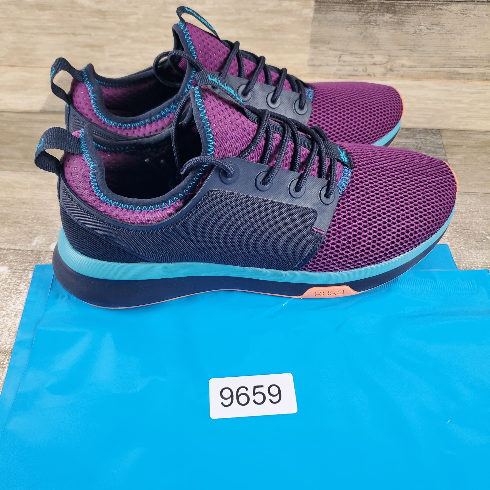 KURU Atom Womens Shoes Sz 9.5 W Running Electric Grape Midnight Blue Sneakers