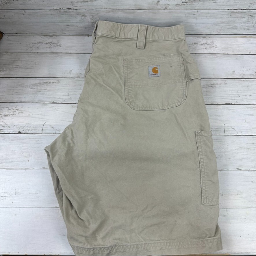 Carhartt B147 TAN Shorts Mens 44 workwear casual utility Original Fit