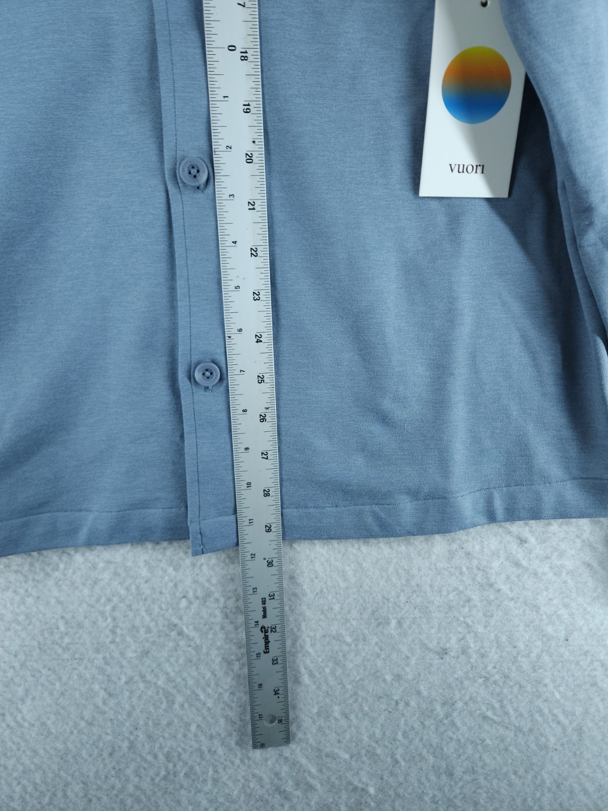 Vuori Coronado Shirt Jacket Men’s – Slate Blue Heather New Size Medium