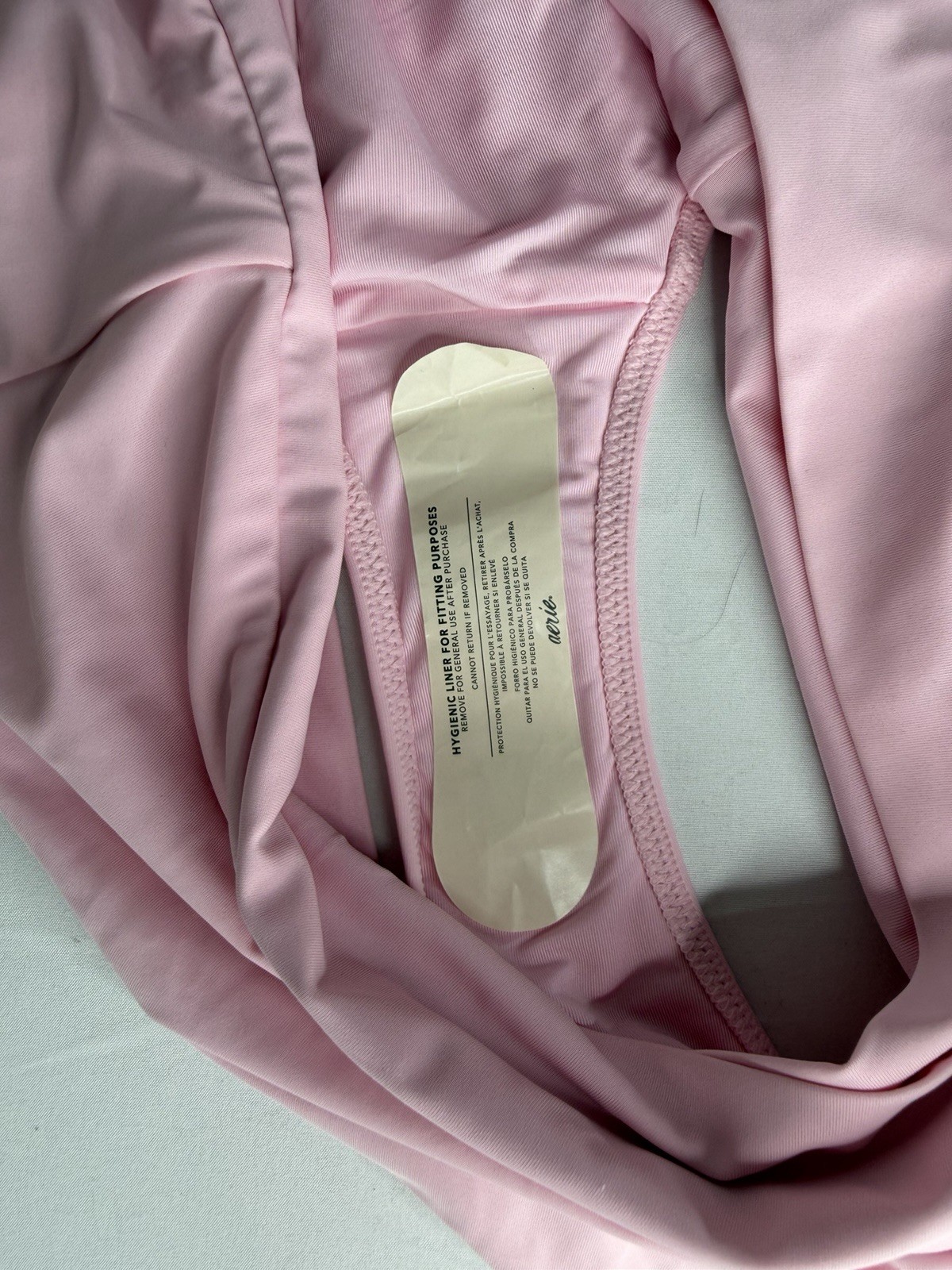 Aerie Real Good High Waisted Bikini Bottoms XXL Pink Crossover Full Coverage NWT