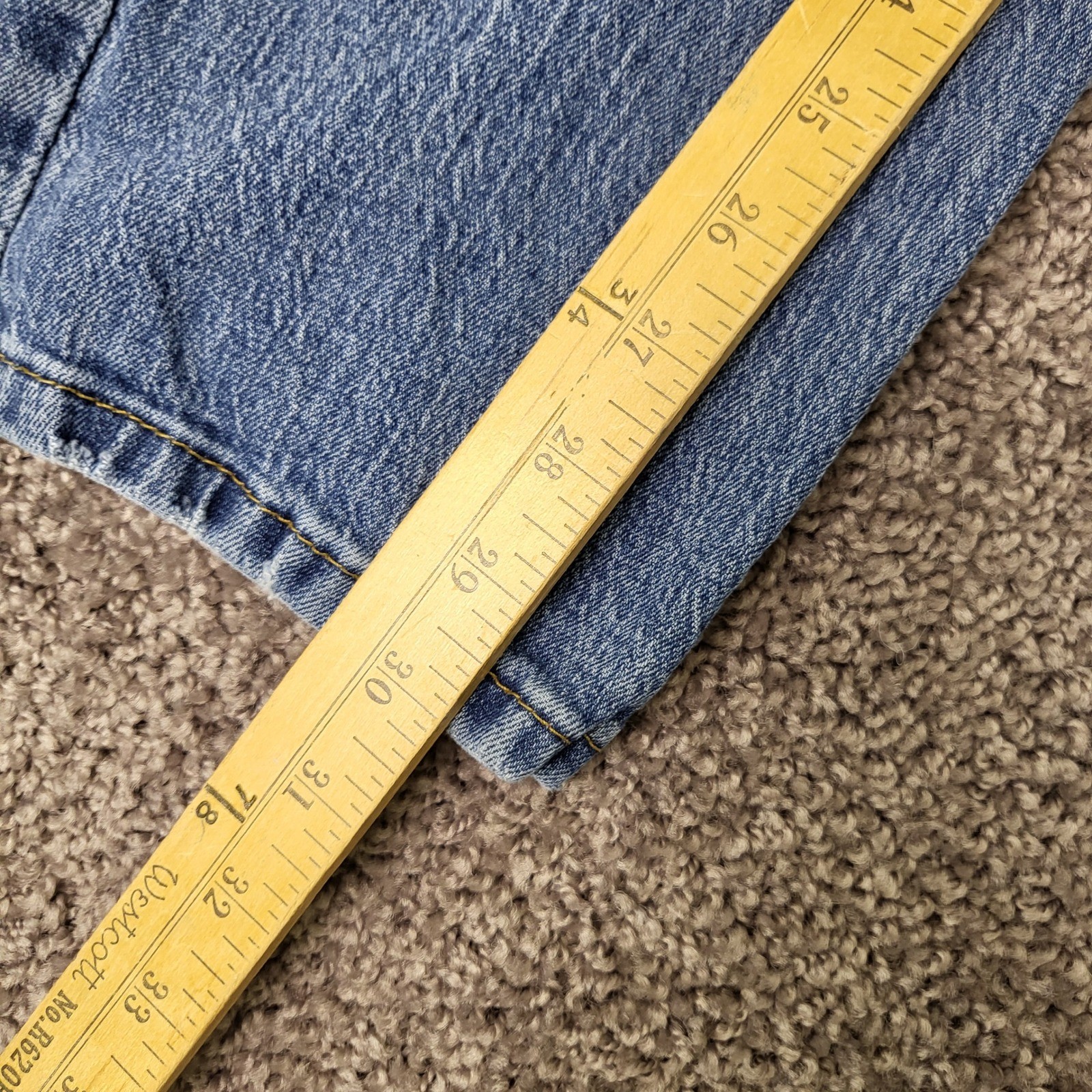 Levis 559 Relaxed Straight Jeans Mens 36×30 Blue Medium Wash Excellent Stretch