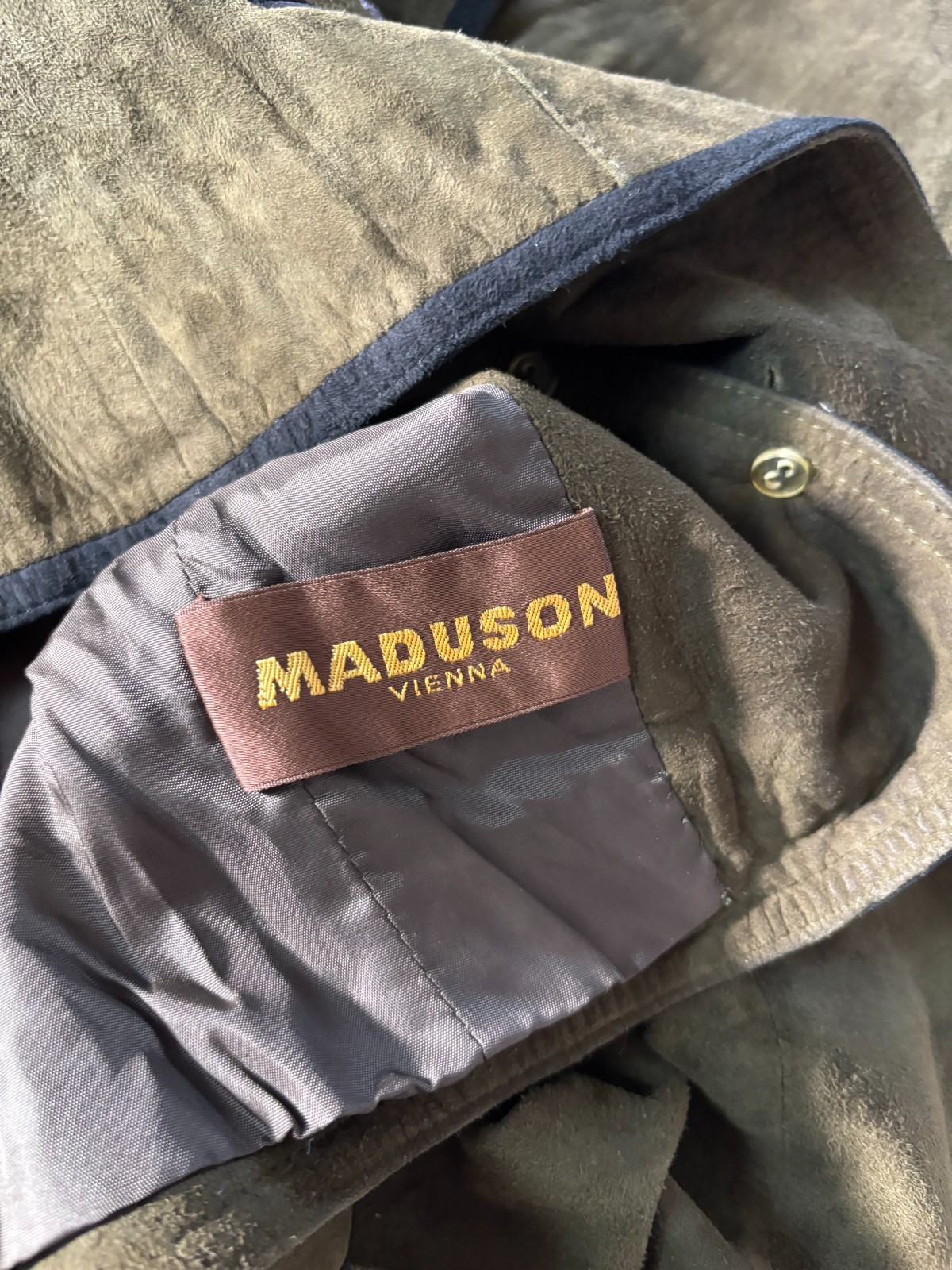 VTG Cropped Napoleon Military Suede Jacket Miyake Stlye! PPFM Mad Punk Vibe