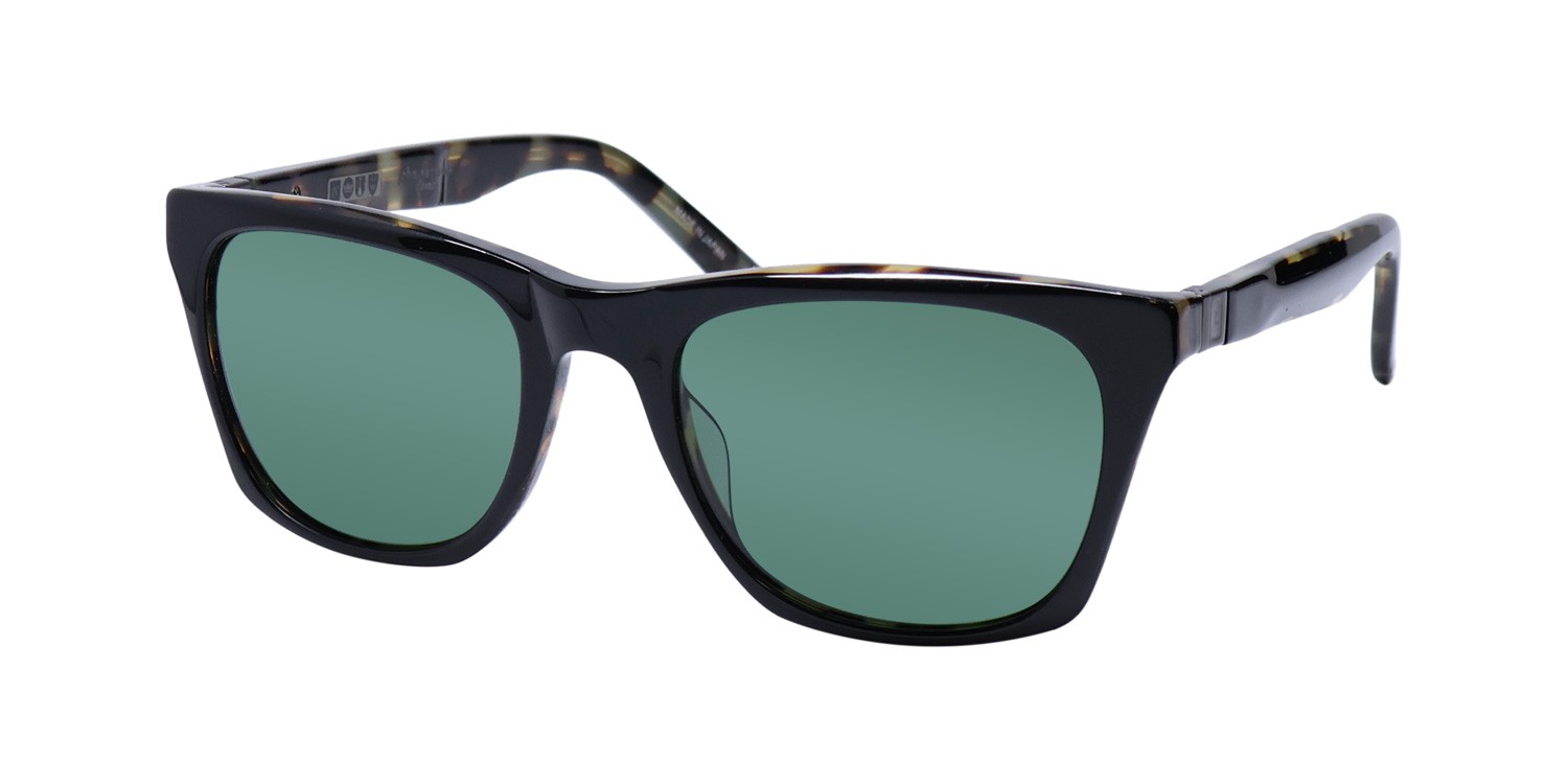 NEW JOHN VARVATOS V515 SUNGLASSES 53-20-145 PLASTIC MENS BLACK/TORT BLACK