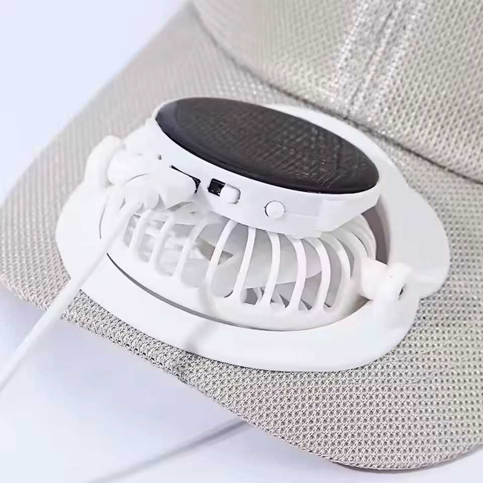 Outdoor Solar Fan Cap With USB Charging – 3-Speed Cooling Hat For Fishing Beach