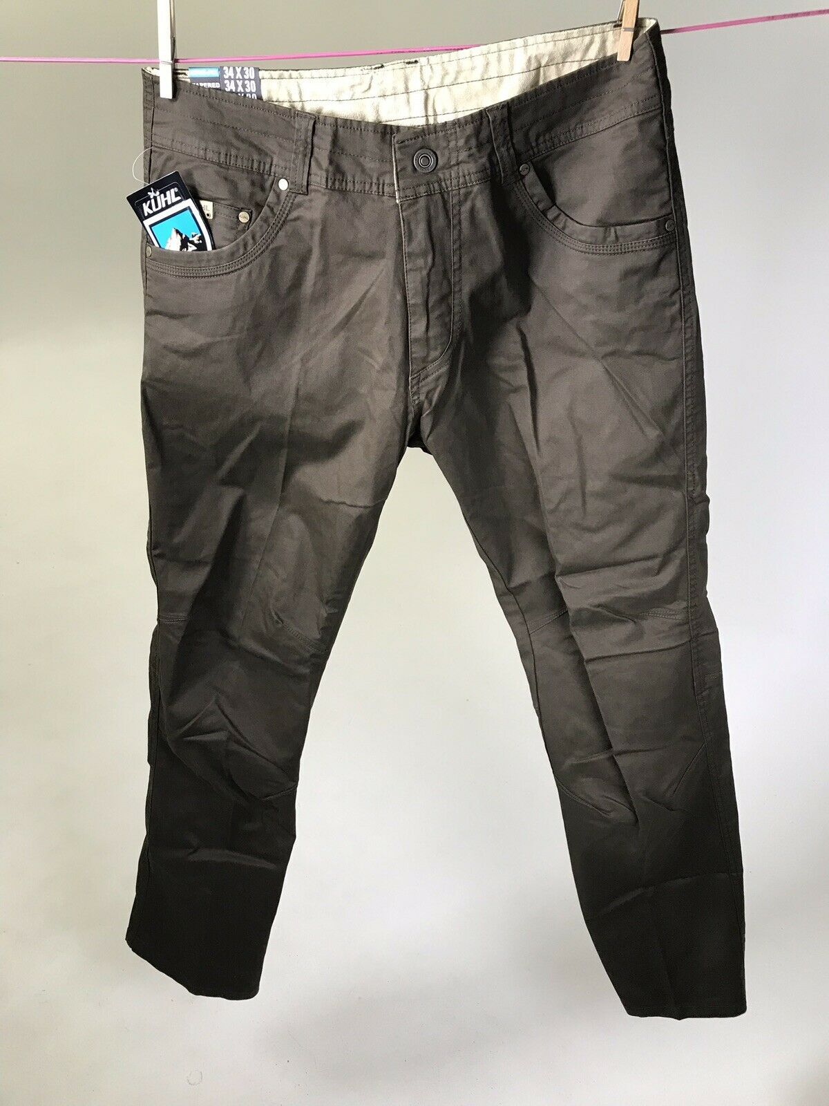 Kuhl Defyr Men’s Pants Sizes 35, 36, 38, 40, 42 x 30 – Espresso/Raven – NEW