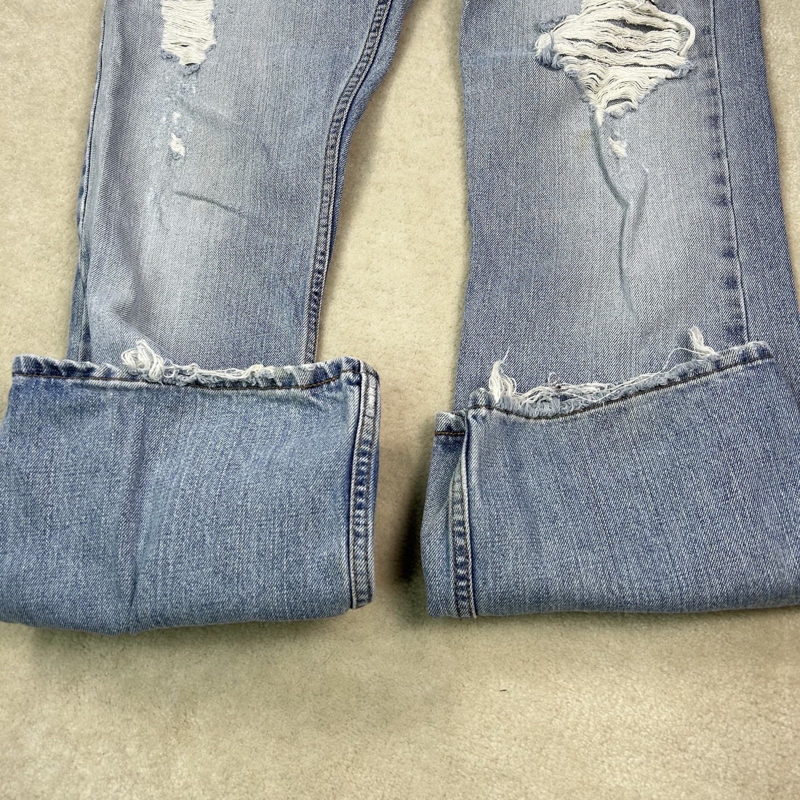 Vintage 90s Levi’s 527 Low Rise Bootcut Jeans Mens 32×32 Denim Faded Distressed