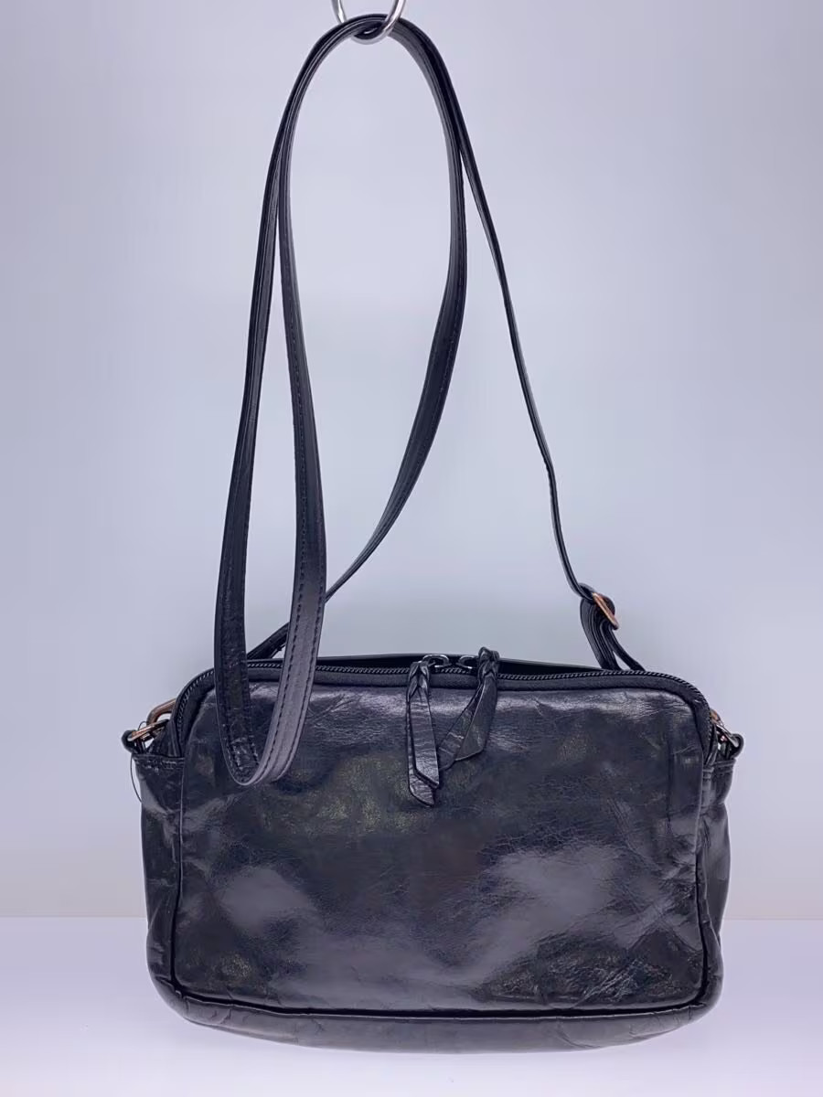 PORTER Shoulder Bag Leather Black Solid 198 01342