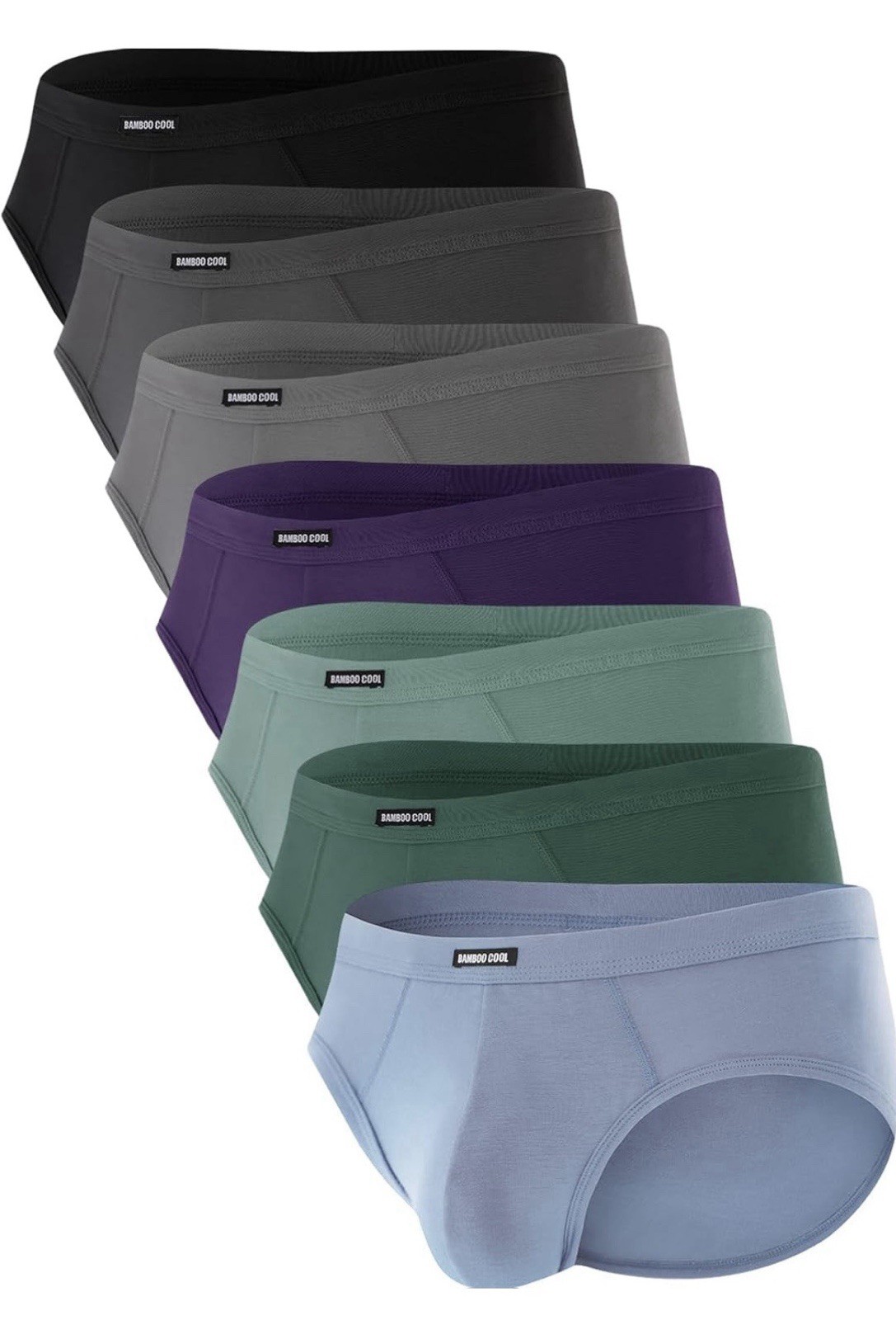 7 Pairs Bamboo Cool Men’s Underpants Underwear Size XXL