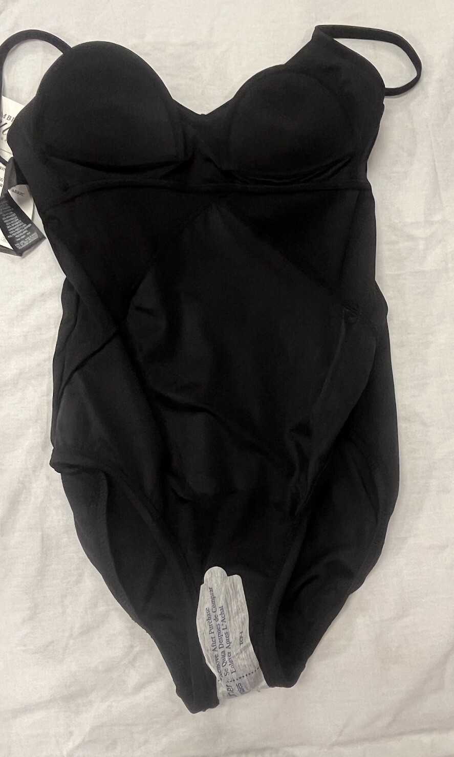 Embrace Your Curves By Miracle Brands Swimsuit Small Black Vacation Beach Pool