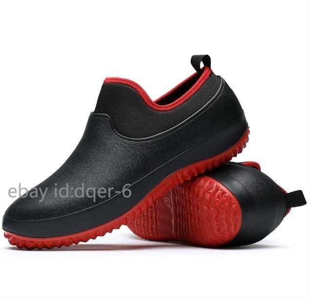 Non-slip Waterproof Chef Shoes Casual Work Shoes Water Shoes Rain Cotton Boots