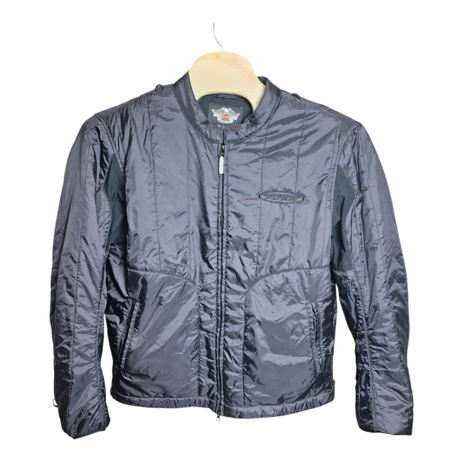 Harley-Davidson Men’s 2XL Tall FXRG Black Quilted Liner Jacket Zip Front