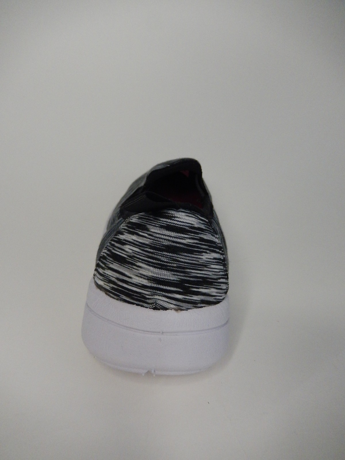 West Loop Slip-On Memory Foam Comfort Shoes Black/White Women’s 5-6