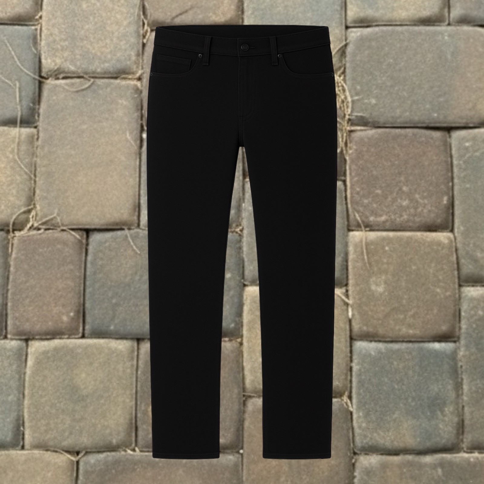 Levi Strauss Signature Men’s Slim Black Jeans 5 Pocket Cotton/Elastane 29×30 NW
