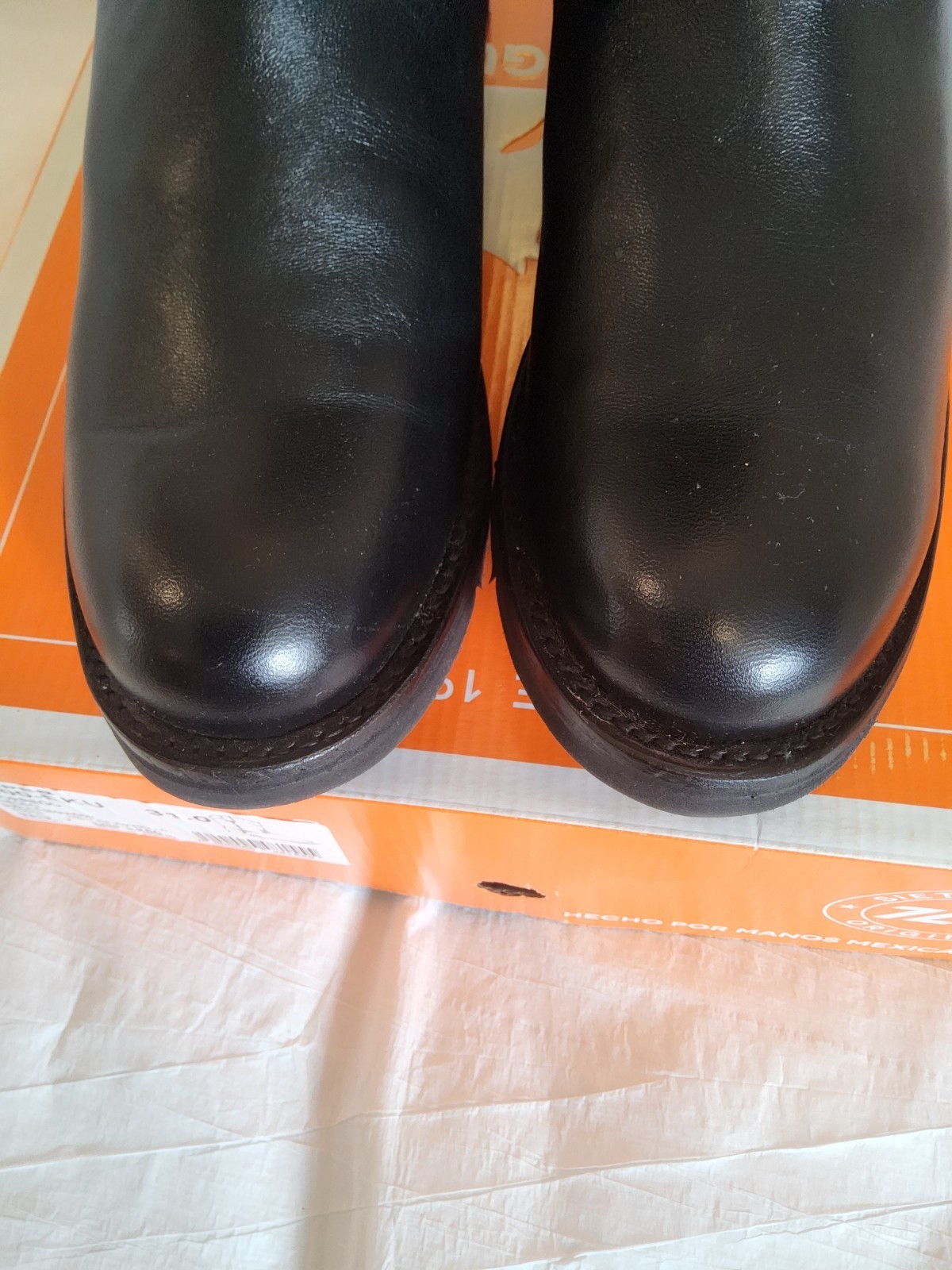 Size 13 EE – USED 7L Siete Leguas Roper Black (31 MEX)