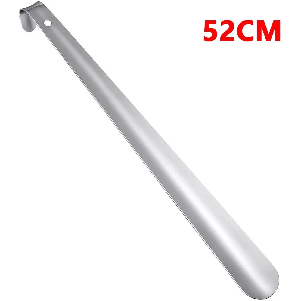 22in Extra Long Handle Shoe Horn Stainless Steel Metal Shoes Remover Shoehorn US