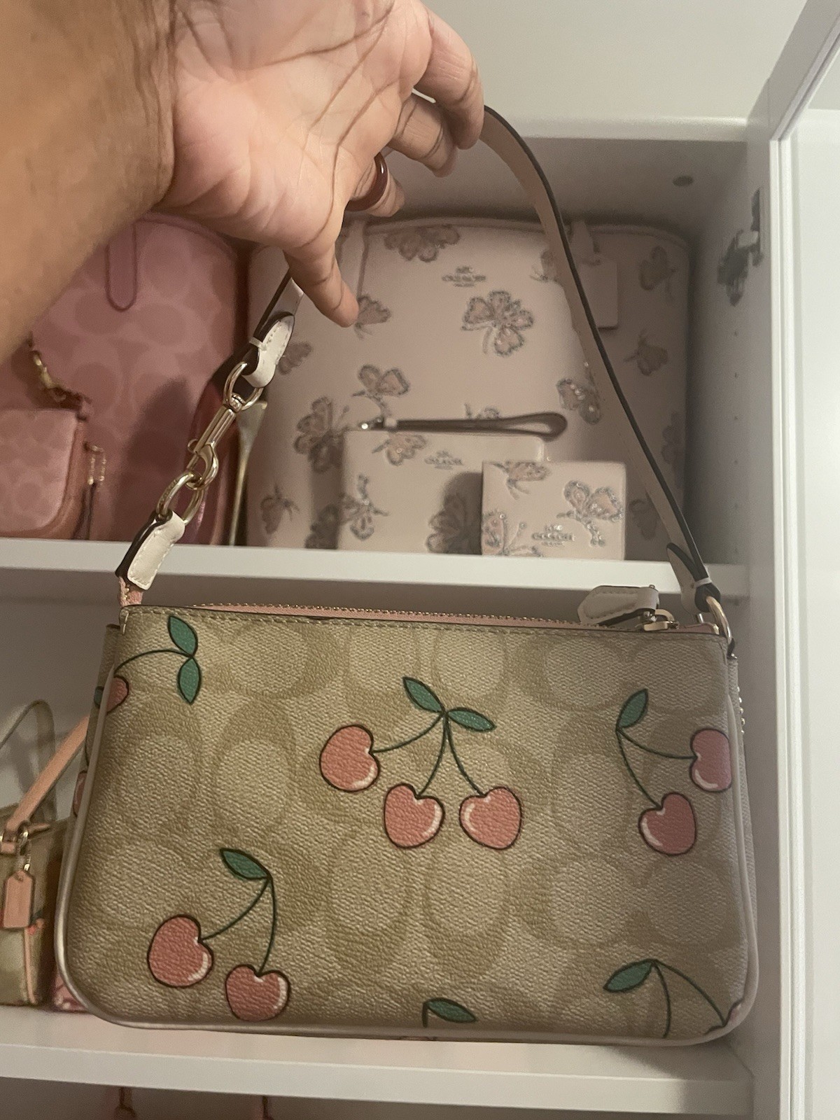 Coach Cherry Print Nolita 19