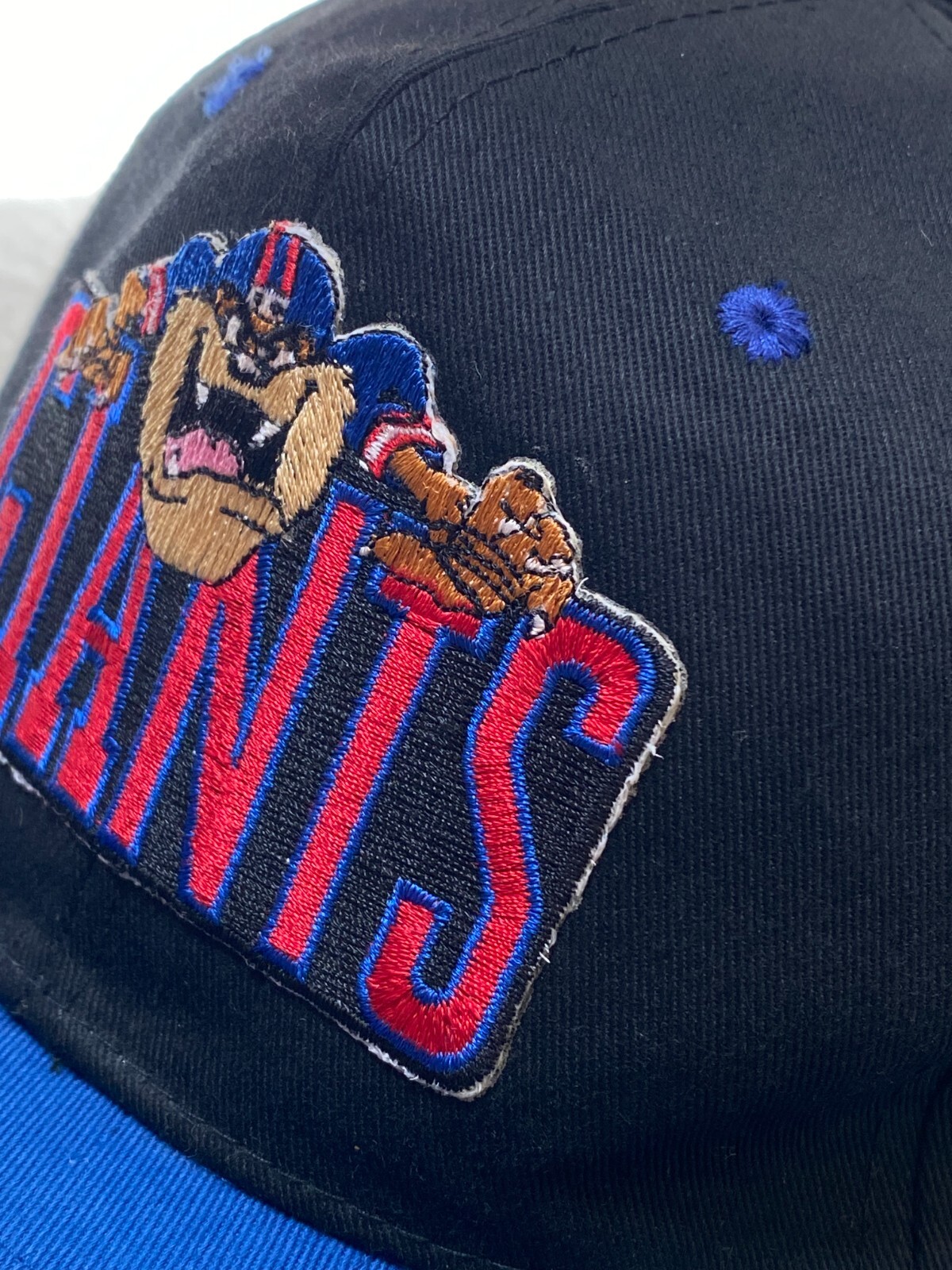 Vintage New York Giants Tasmanian Devil Snapback Hat 1992 Fresh Caps