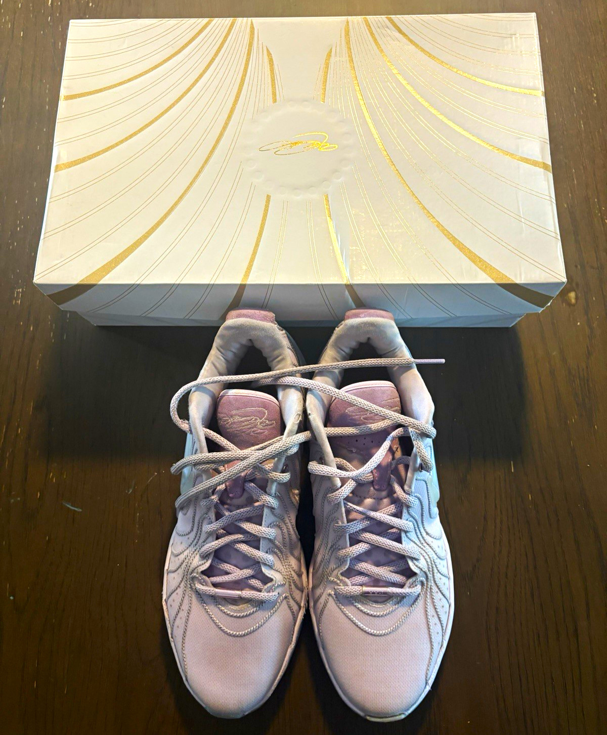 Nike LeBron 21 Serenity Men’s Low Top Basketball Sneaker Purple HF5353-500