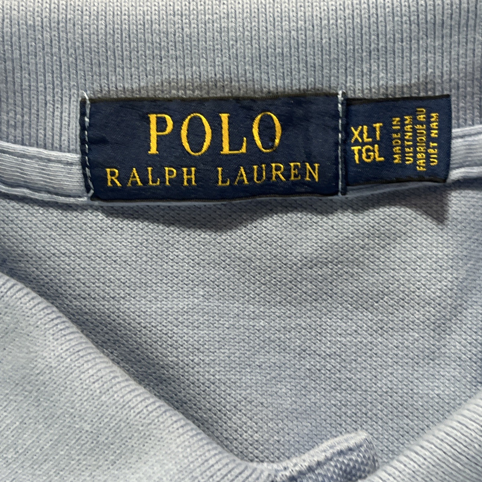 Polo Ralph Lauren Men’s Blue Heather Big & Tall XLT Short Sleeve Shirt