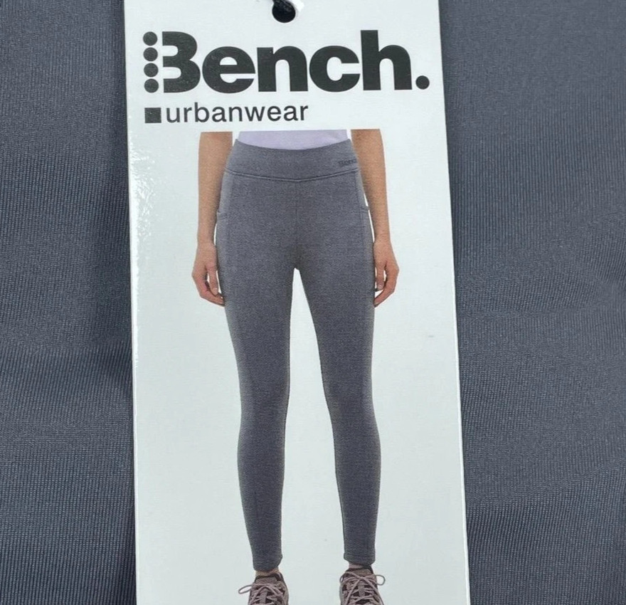 Bench Urbanwear Women’s Lined Leggings, Dark Gray, Size XXL