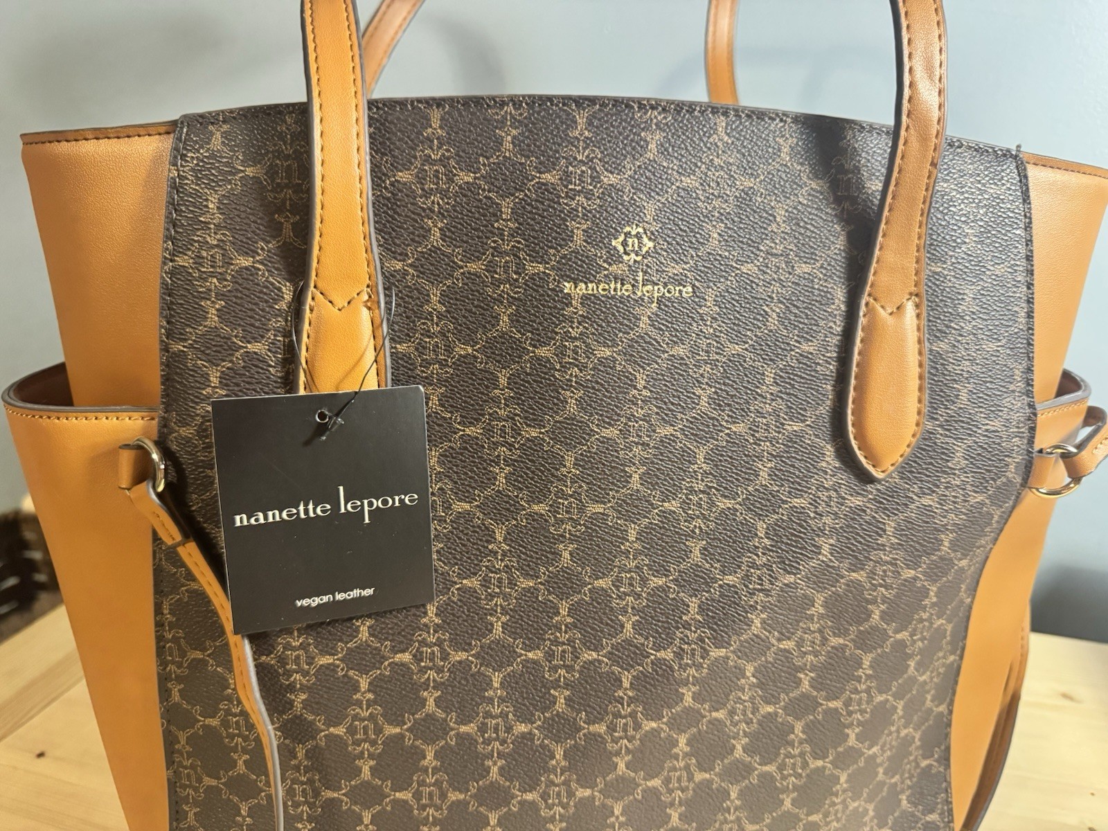 Nanette Lepore NWT Purse Handbag Shoulder Bag Vegan Leather