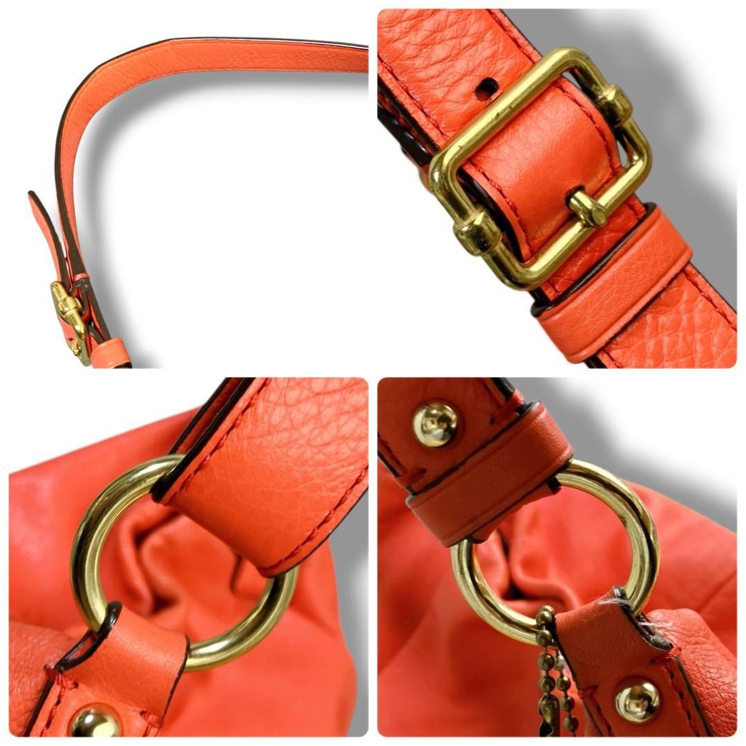 Coach 2way Crossbody Possible One Shoulder Bag Orange Madison