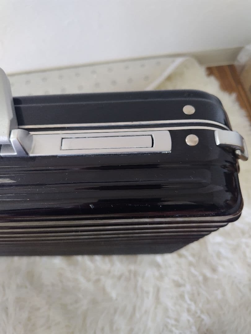 RIMOWA Limbo Series Briefcase Attache Case Black 14L Polycarbonate Alumunium