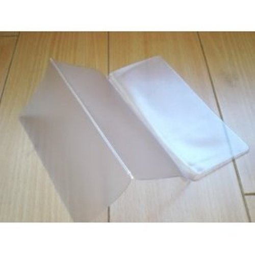 Clear Plastic Checkbook Divider Insert Sleeves
