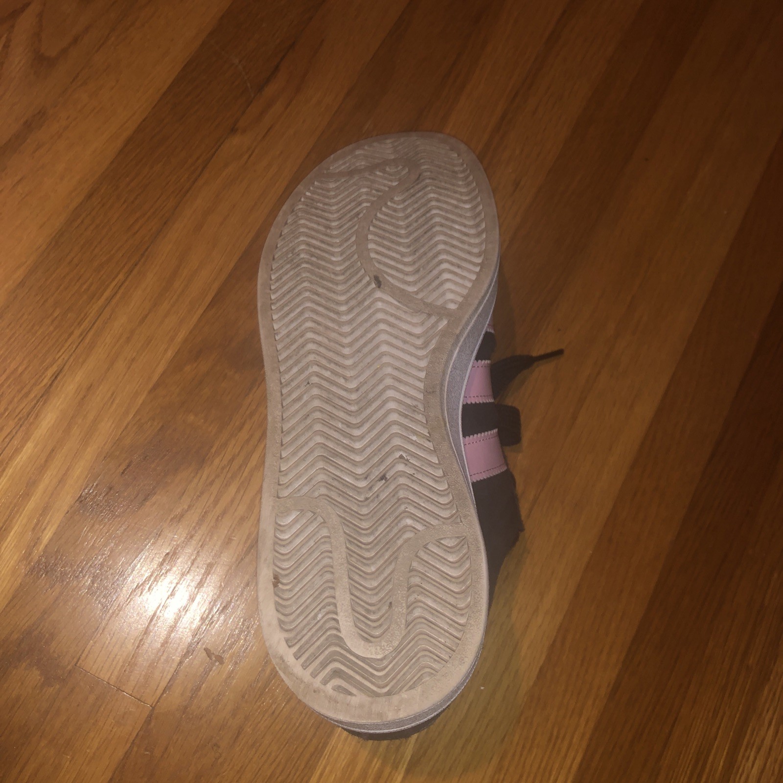 Adidas Campus 00’s Black Suede Pink Stripes Size 9 Women/ Size 7 Men