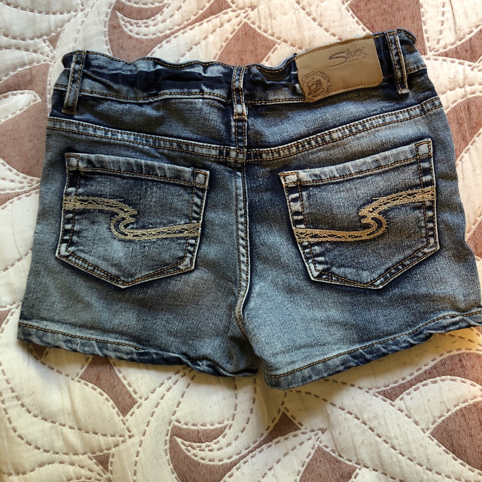 Girls Lacy Shorts By Silver Triple 5 Size 10 Lot 002