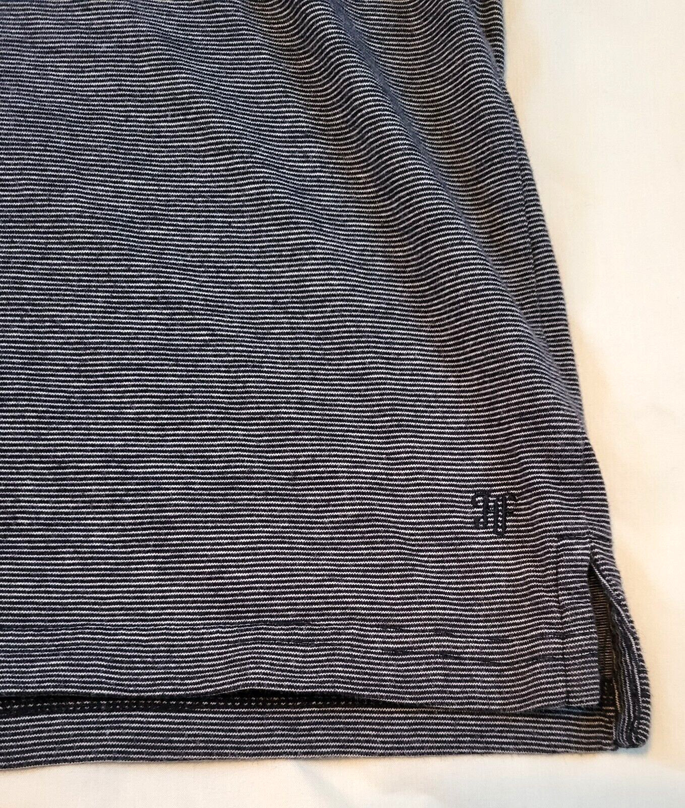 Hickey Freeman Polo Shirt Men’s Large Gray Short Sleeve Preppy Classic City