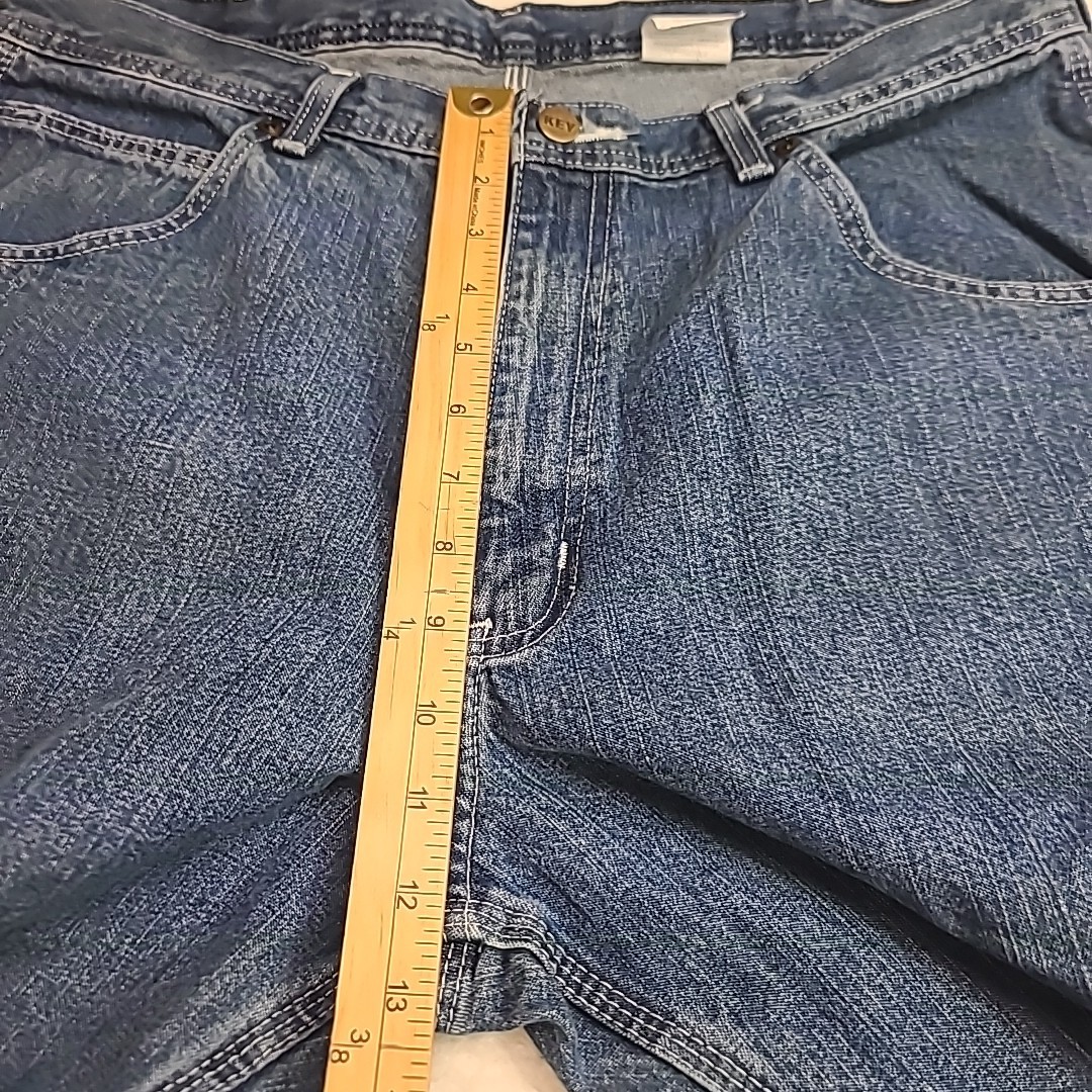 Key Carpenter Jeans Workwear Hammer Loop Rugged Blue Men’s 36×34 Gorpcore