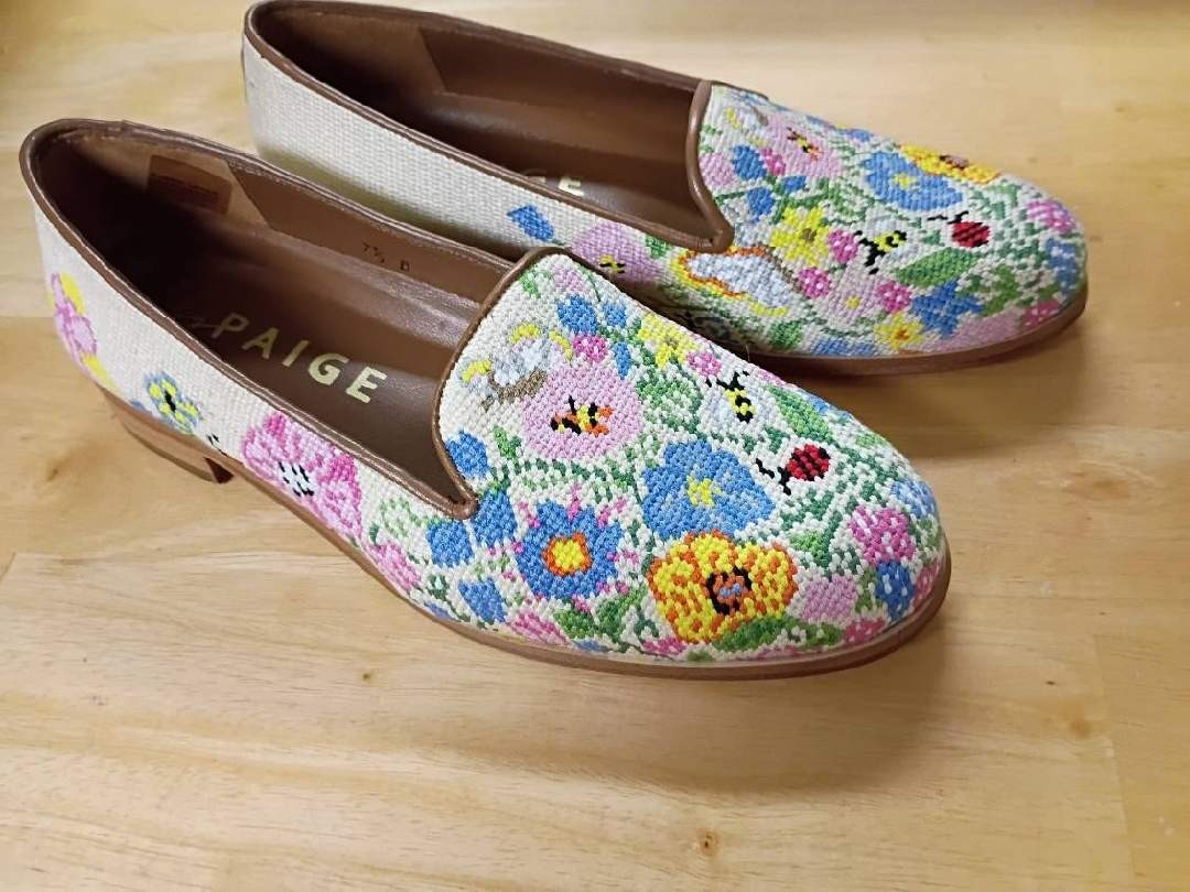 By Paige Needlepoint Loafer In Garden Party